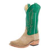 Men's Ride Ready Tan Crazy Horse Roughout 13 Inch Perfect Lawn Deercow Top