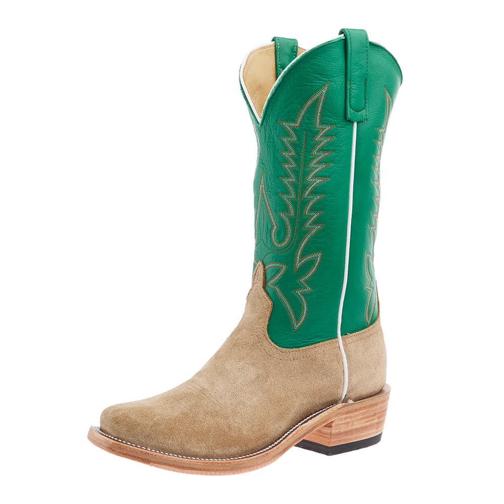 Anderson Bean Men's Ride Ready Tan Crazy Horse Roughout 13 Inch Perfec