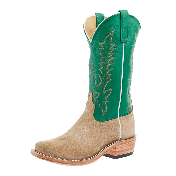 dandy Anderson Bean Men's Ride Ready Tan Crazy Horse Roughout 13