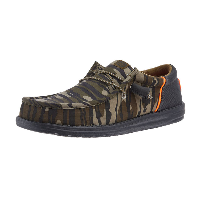 Hey Dude Mens Mossy Oak Wally Funk Casual Shoe Hey Dude Mens Mossy Oak Wally Funk Casual Shoe