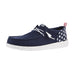 Mens Navy Blazer Wally Funk Americana Stars Casual Shoe