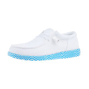 Men's White Wally Funk Warped Geo Sole Casual