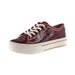 Women's Skyler Red Crocodile Print Casual Shoe