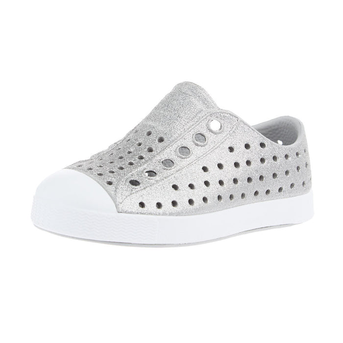 Toddlers Jefferson Bio-Bling Platinum and White Casual Shoe