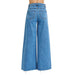 Women's Medium Wash Palazzo Jeans