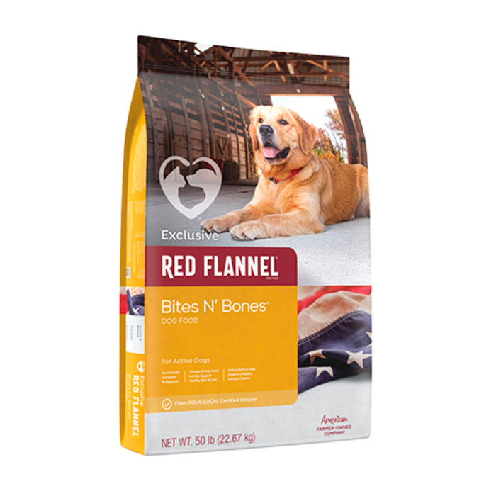 Red Flannel Bites N Bones