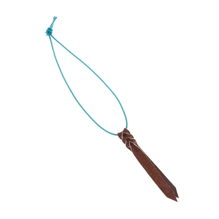 Dark Teal Blood Knot Rope Bungee Strap