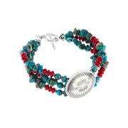 Concho Bracelet with Turquoise
