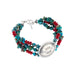 Concho Bracelet with Turquoise