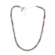 Navajo Pearl Mix Choker Necklace