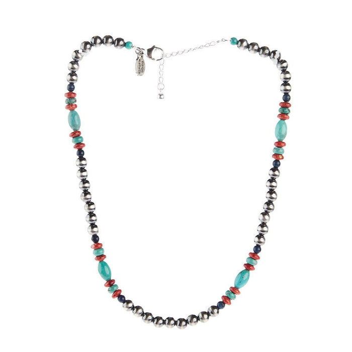 Navajo Pearl Mix Choker Necklace