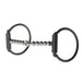 Traditional Offset D Snaffle with Solid Bead Mouthpiece