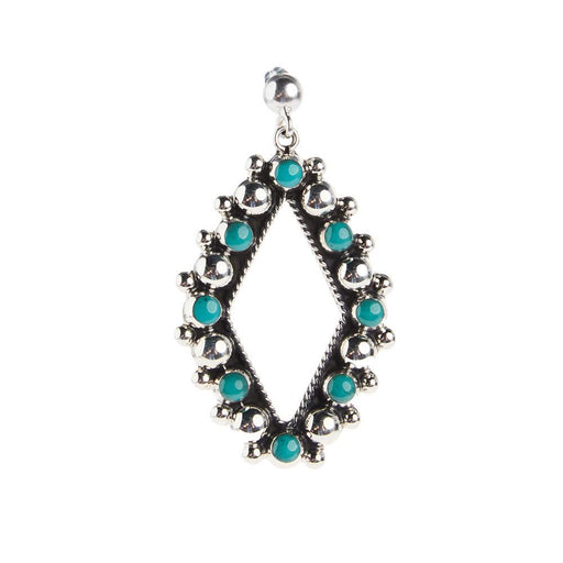 Large Reconstituted Stone Earrings