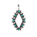 Large Reconstituted Stone Earrings