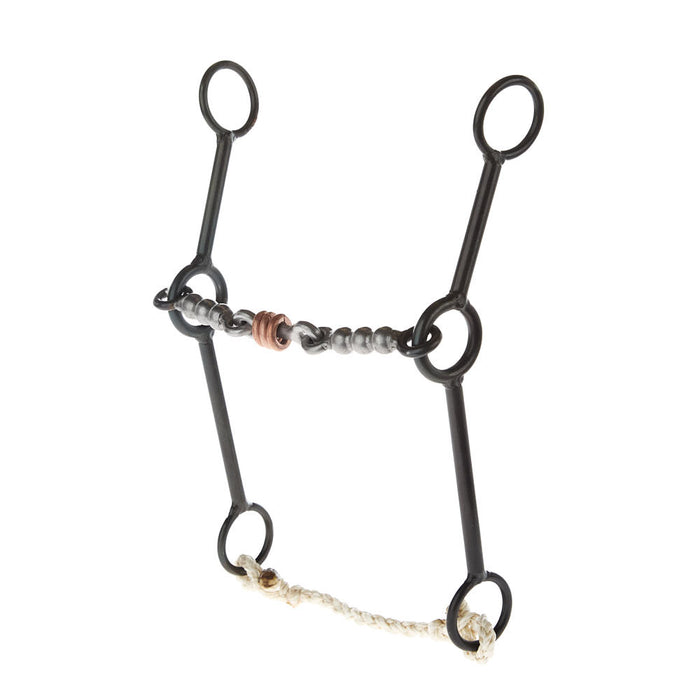 Dogbone Gag Bit with Solid Bead Mouthpiece
