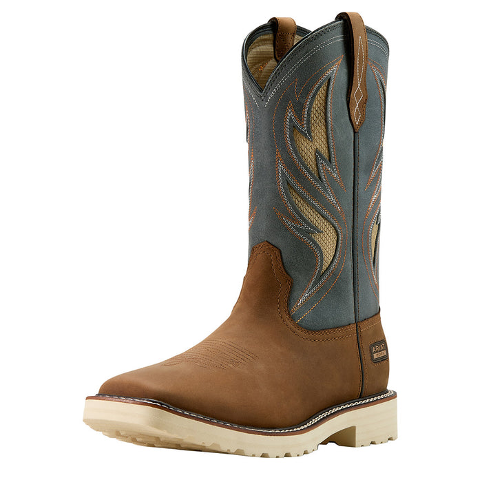 Men`s Activator Ventek Brown 11In Top Soft Toe Work Boot