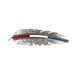 Red White and Blue 4in Feather Hat Pin