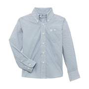Boy's Blue Long Sleeve Shirt