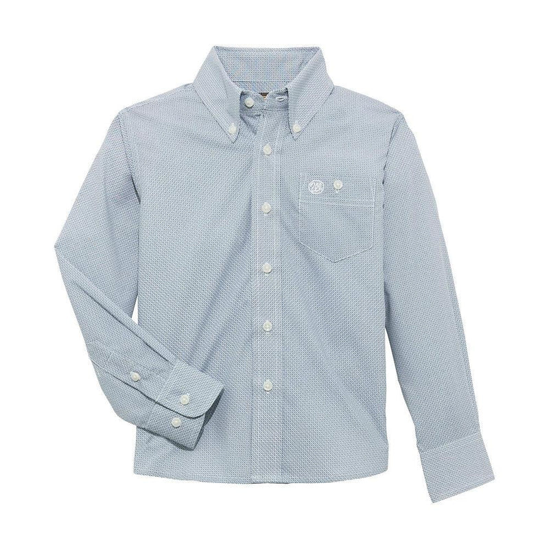 Boy's Blue Long Sleeve Shirt