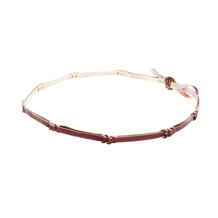 Flat Rawhide Hat Band