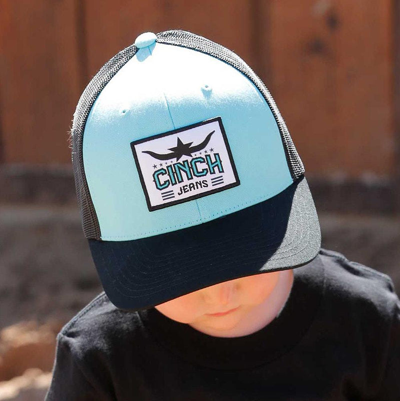 Youth Turq Flexfit Trucker Cap
