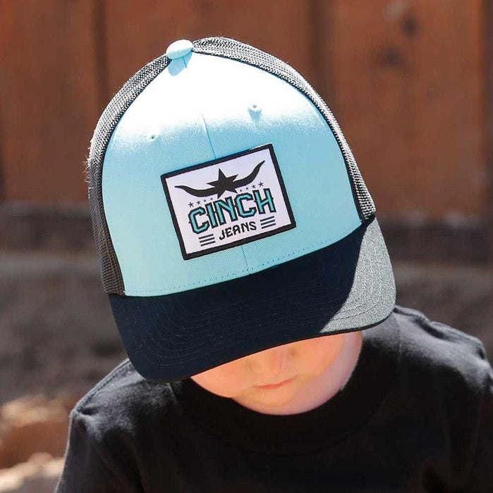 Youth Turq Flexfit Trucker Cap