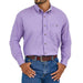 Men's George Strait Purple Long Sleeve Shirt