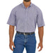 Men's George Strait Purple Plaid Shirt