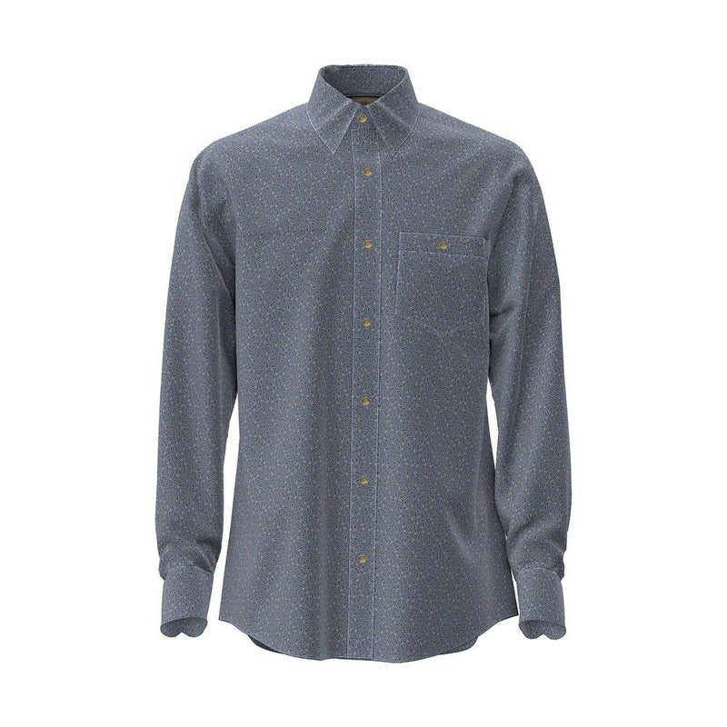 Men's Navy Paisley Classic Shirt