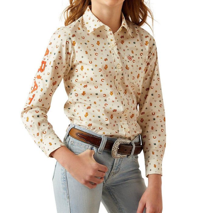 Girl's Sienna Print Team Kirby Shirt