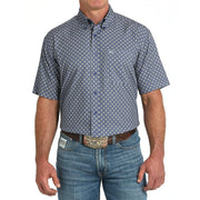 Men's Blue Arenaflex Short Sleeve Shirt