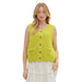 Women's Chartreuse Fashion Vest