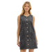 Women's Black Print Dress