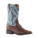 Men's Cattle Creek Weathered Brown Vamp 11in Baltic Blue Top Boot
