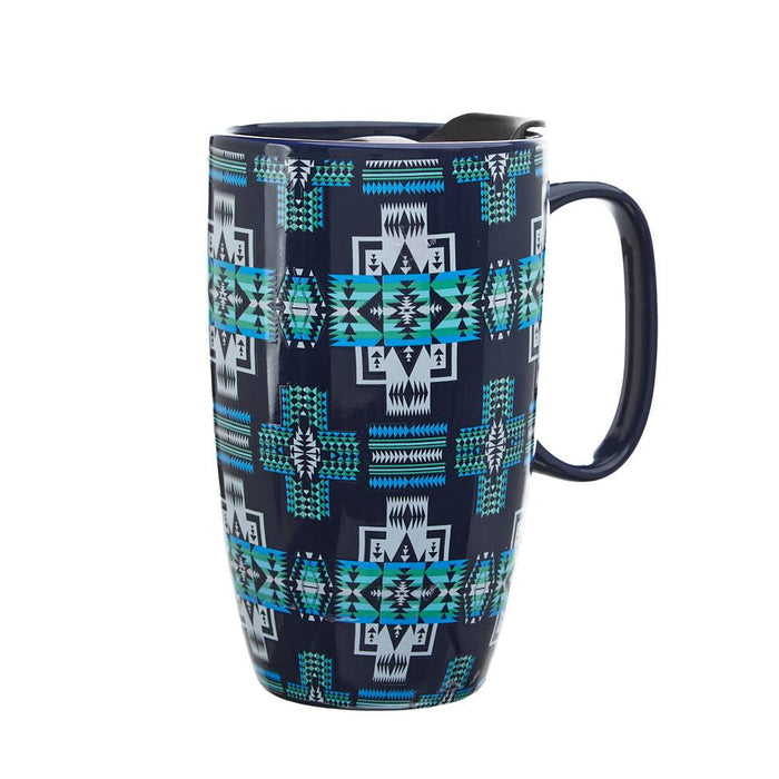 Southwest Navy 20 oz Ceramic Travel Mug