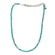 Handmade Turquoise Rondelle Choker