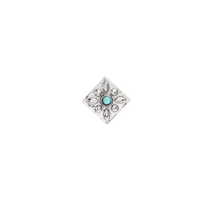 Square Turquoise Concho Studs