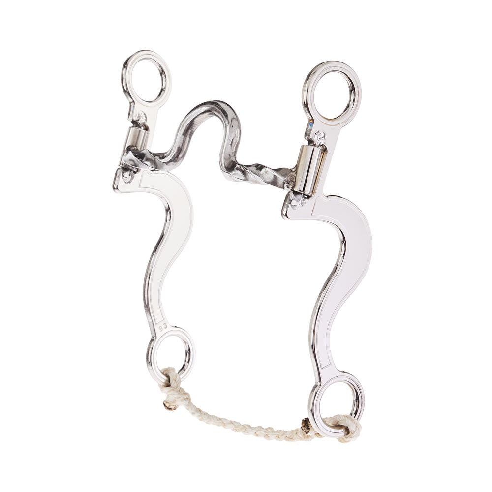 Dutton Bits Solid Medium Port Twisted Bars Calvary Elite Stainless Ste