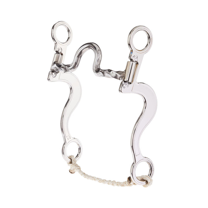 Solid Medium Port Twisted Bars Calvary Elite Stainless Steel Shank Bit