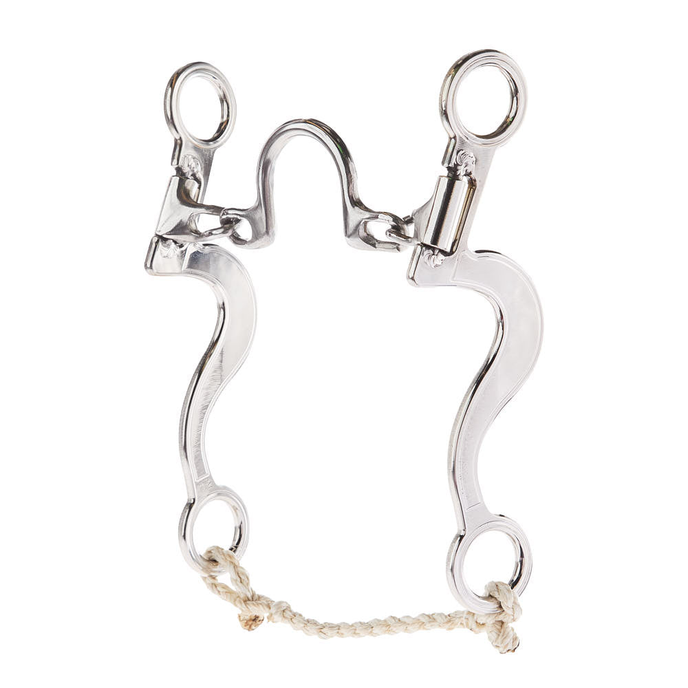 Dutton Bits High Ported Chain Elite Flat Stainless Steel Shank Bit