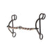 Two-Piece Twisted Copper Wire Snaffle Gag Bit