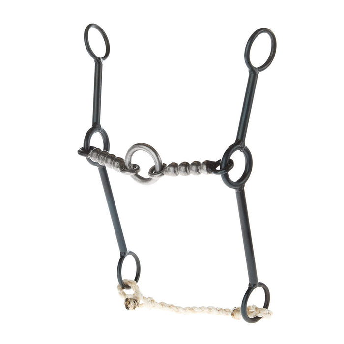 Lifesaver Gag Bit with Solid Bead Mouthpiece