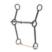 Snaffle Gag Bit with Solid Bead Mouthpiece