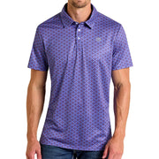 Men's Purple Mini Aztec Polo