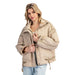 Women's Taupe Quilted Jacket