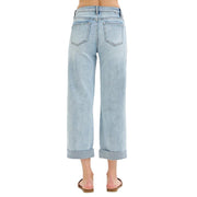 Women's Light Boyfriend Cuff Jean