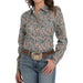 Women's Paisley Button Down Shirt