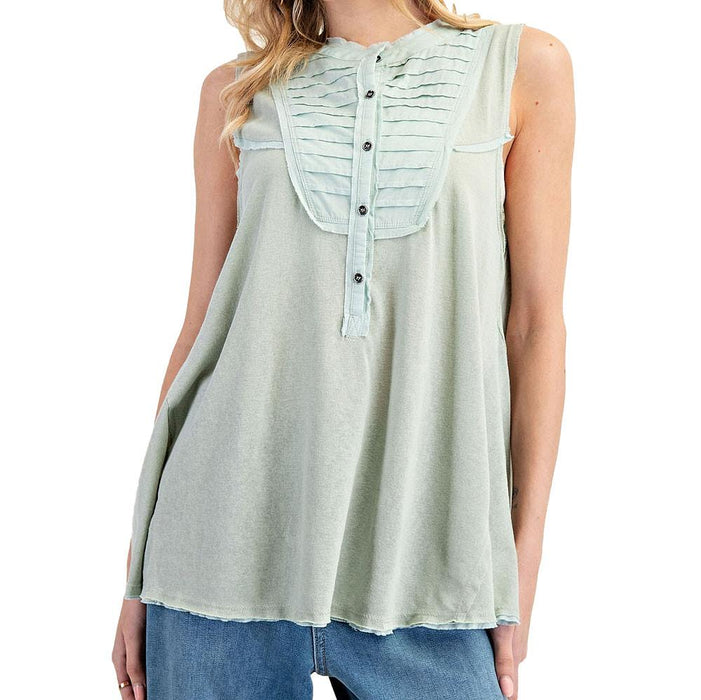 Women's Sage Sleeveless Top