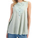 Women's Sage Sleeveless Top