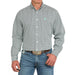 Men's Printed Long Sleeve Button Shirt